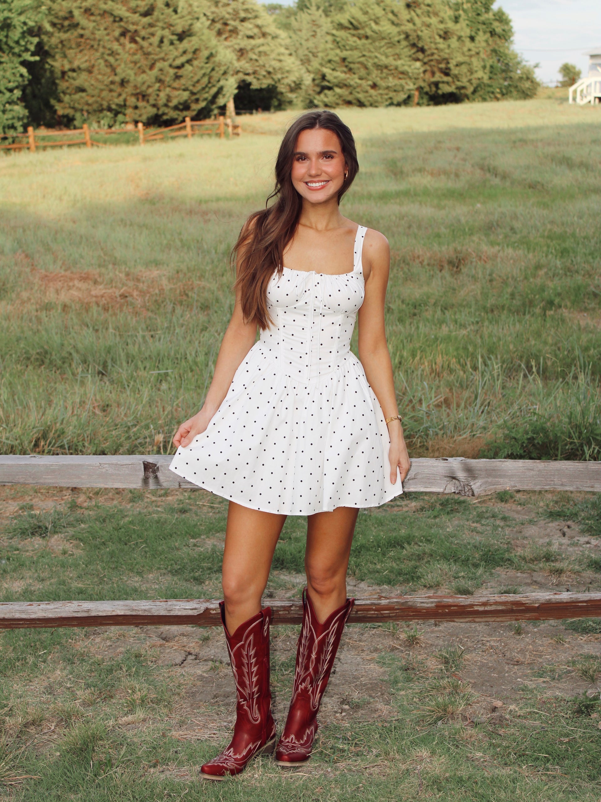 polka dot dress princess polly I Guess So Minidress (Women) line dry Imported Polly Polka Dot Dress 