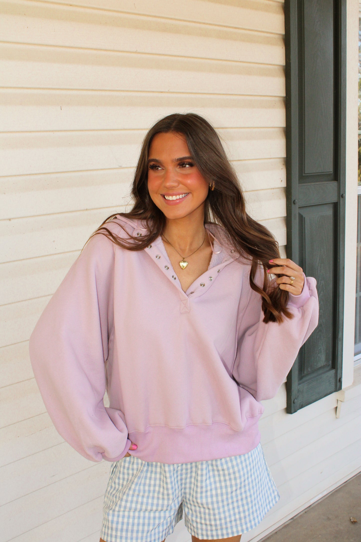 Lazy Day Pullover - Lilac