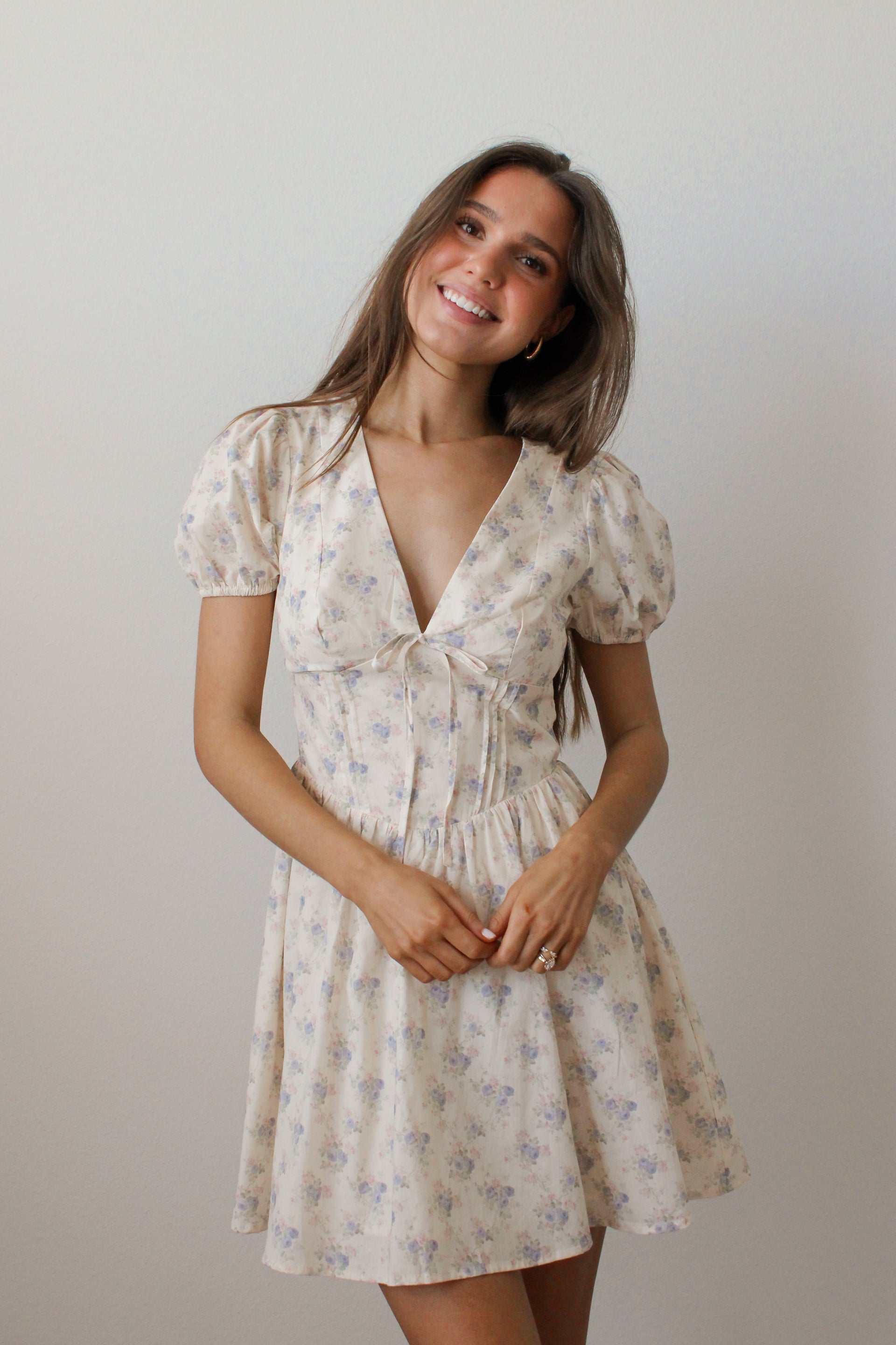Bowen Floral Mini Dress – Posie May's Boutique
