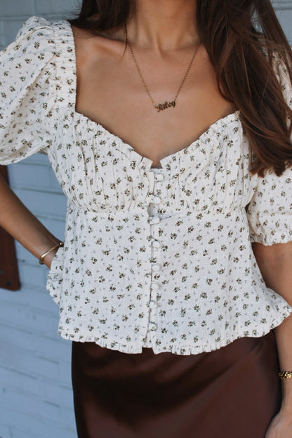 Fallon Floral Top