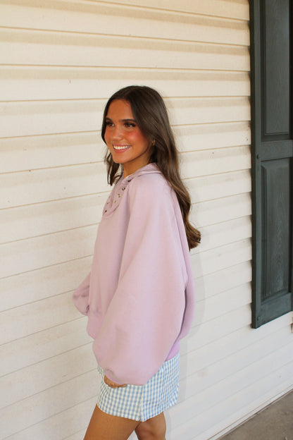 Lazy Day Pullover - Lilac