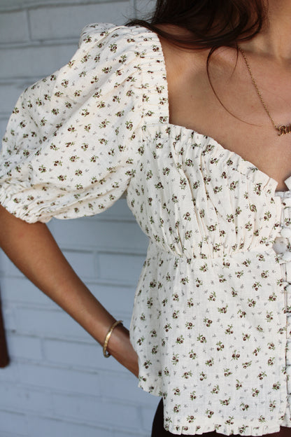 Fallon Floral Top