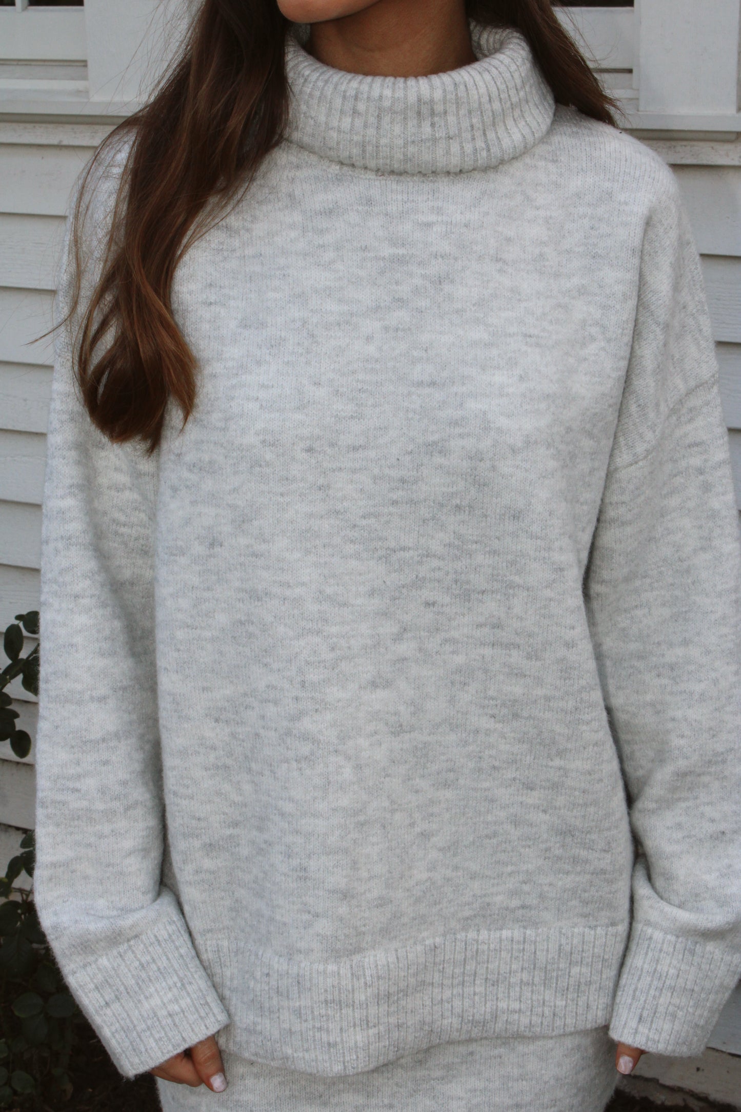 Tate Sweater Set - Heather Gray