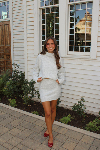 Tate Sweater Set - Heather Gray